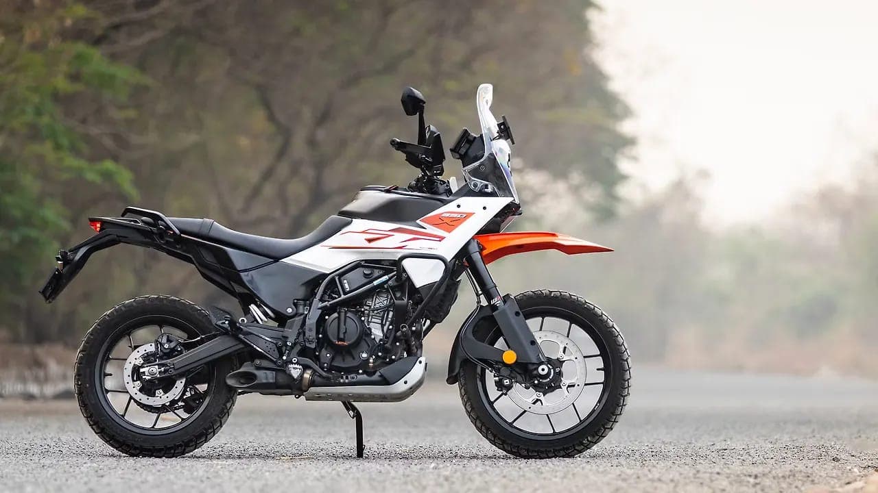 KTM 390 Adventure X right side view