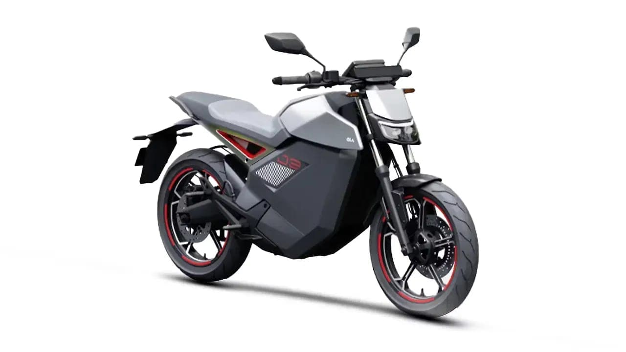 Ola Electric Roadster right front three-quarter view