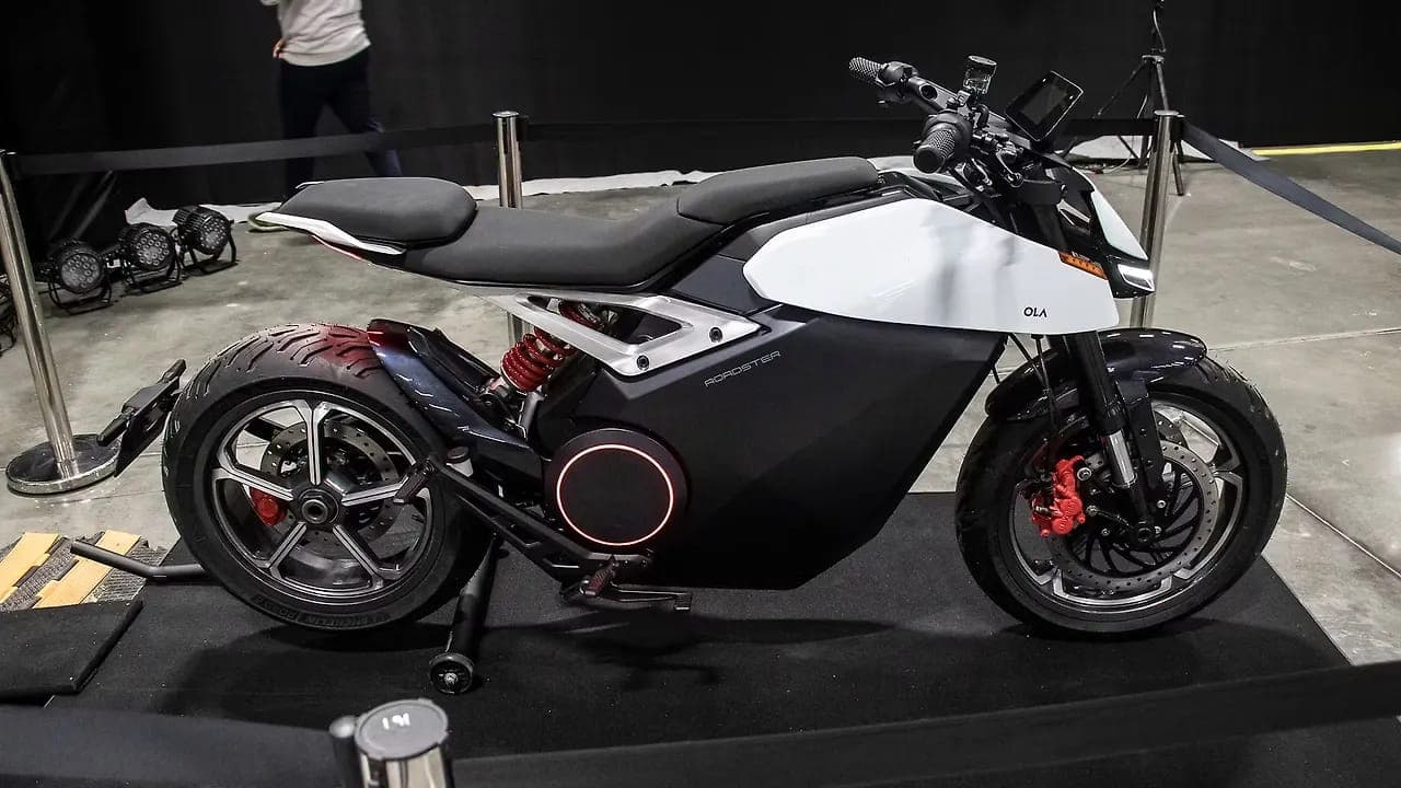 Ola Electric Roadster right side view