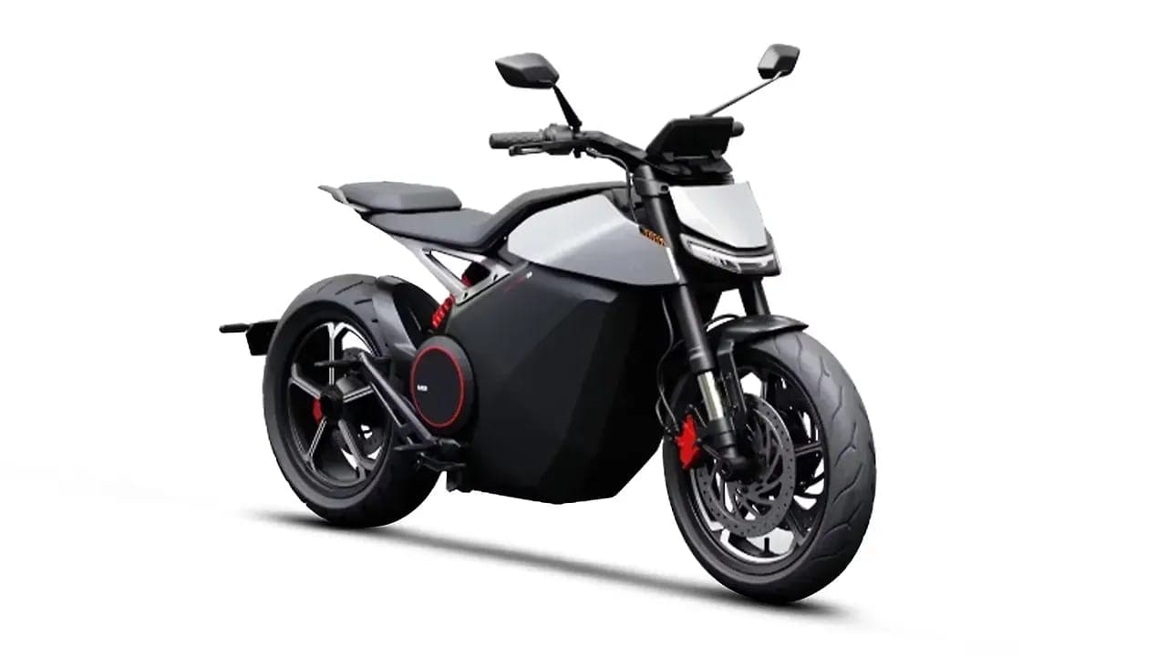 Ola Electric Roadster Pro right front three-quarter view
