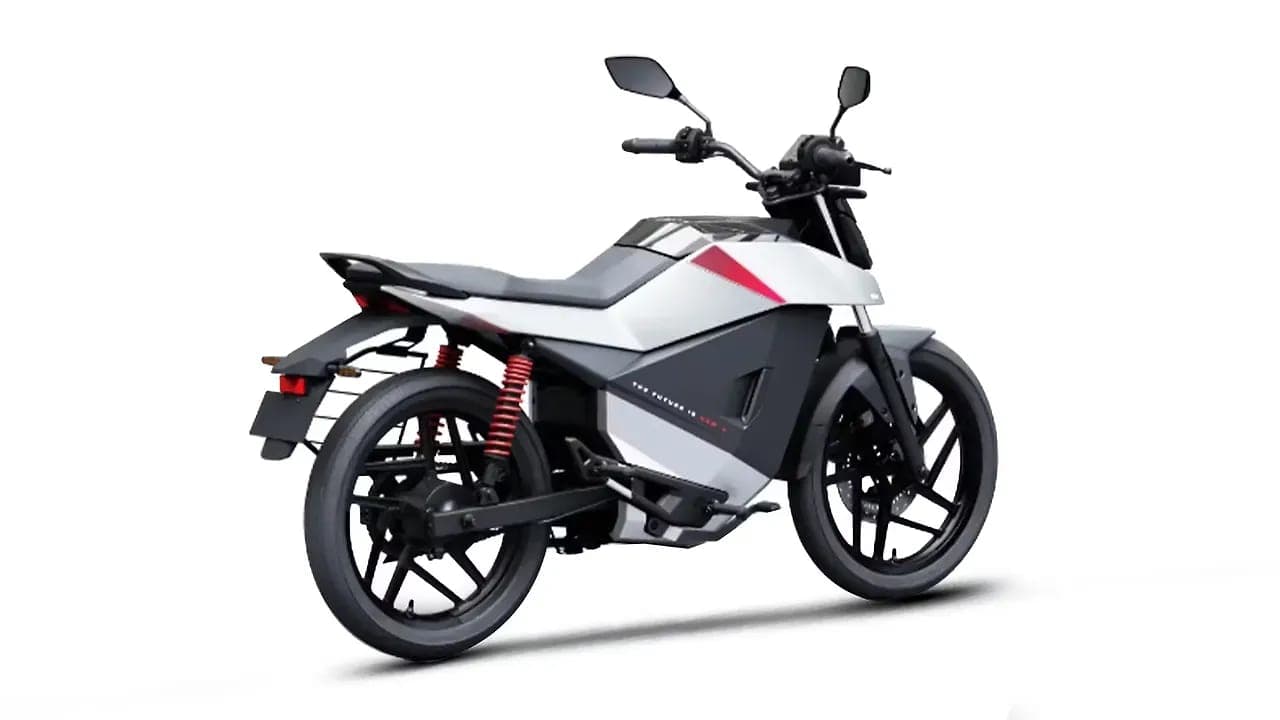 Ola Electric Roadster X right rear three-quarter view