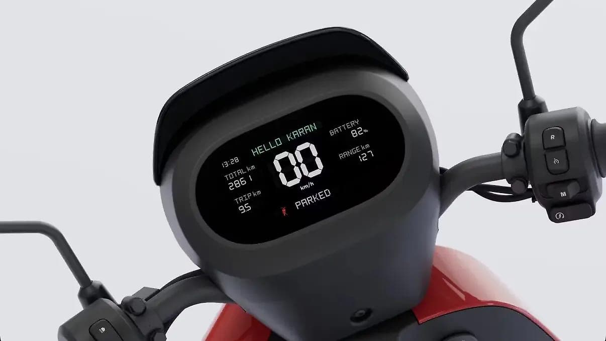 Ola Electric S1 X instrument cluster view