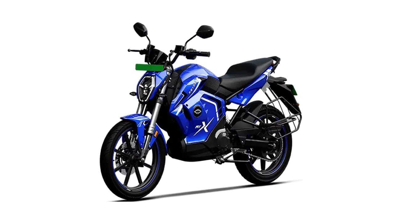 Revolt RVX left front three-quarter view