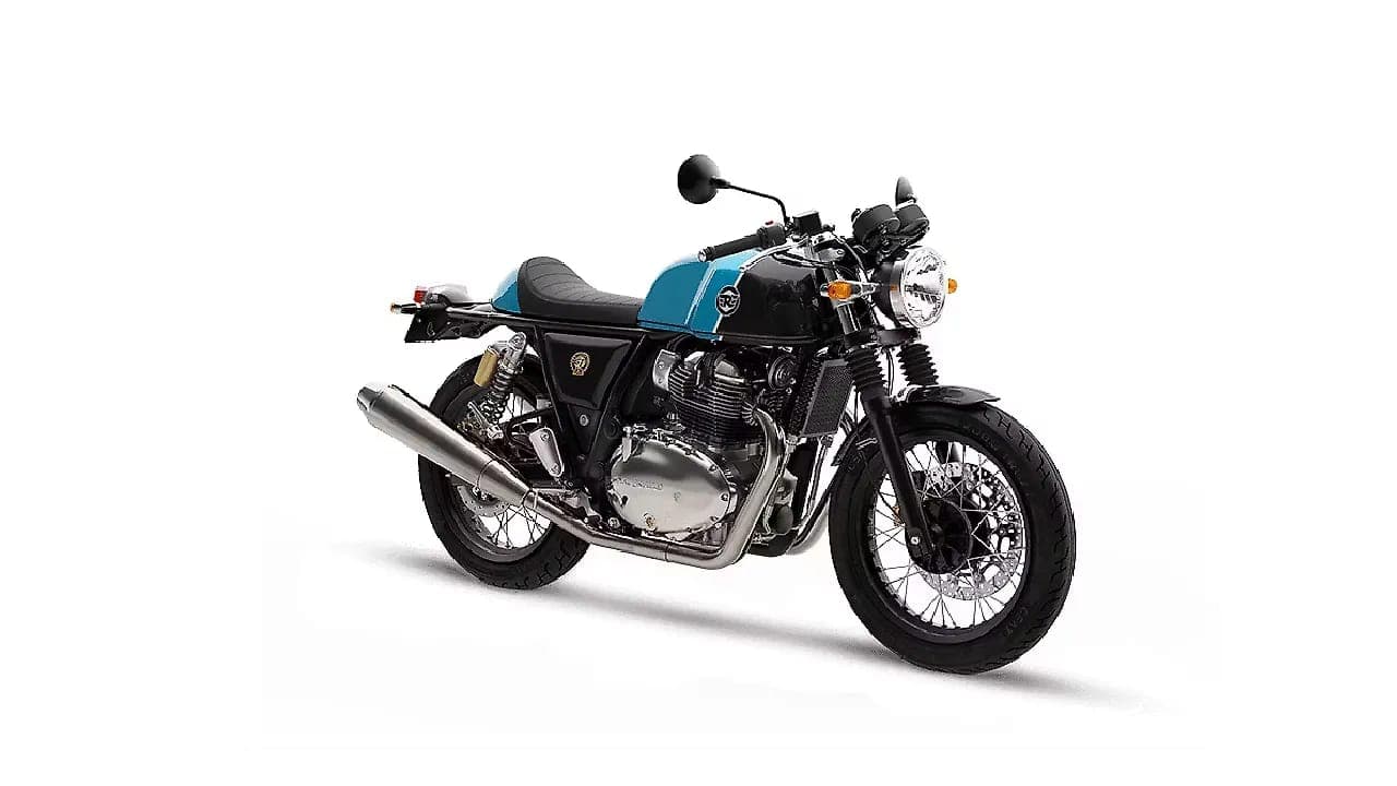 Royal Enfield Continental GT 650 right front three-quarter view