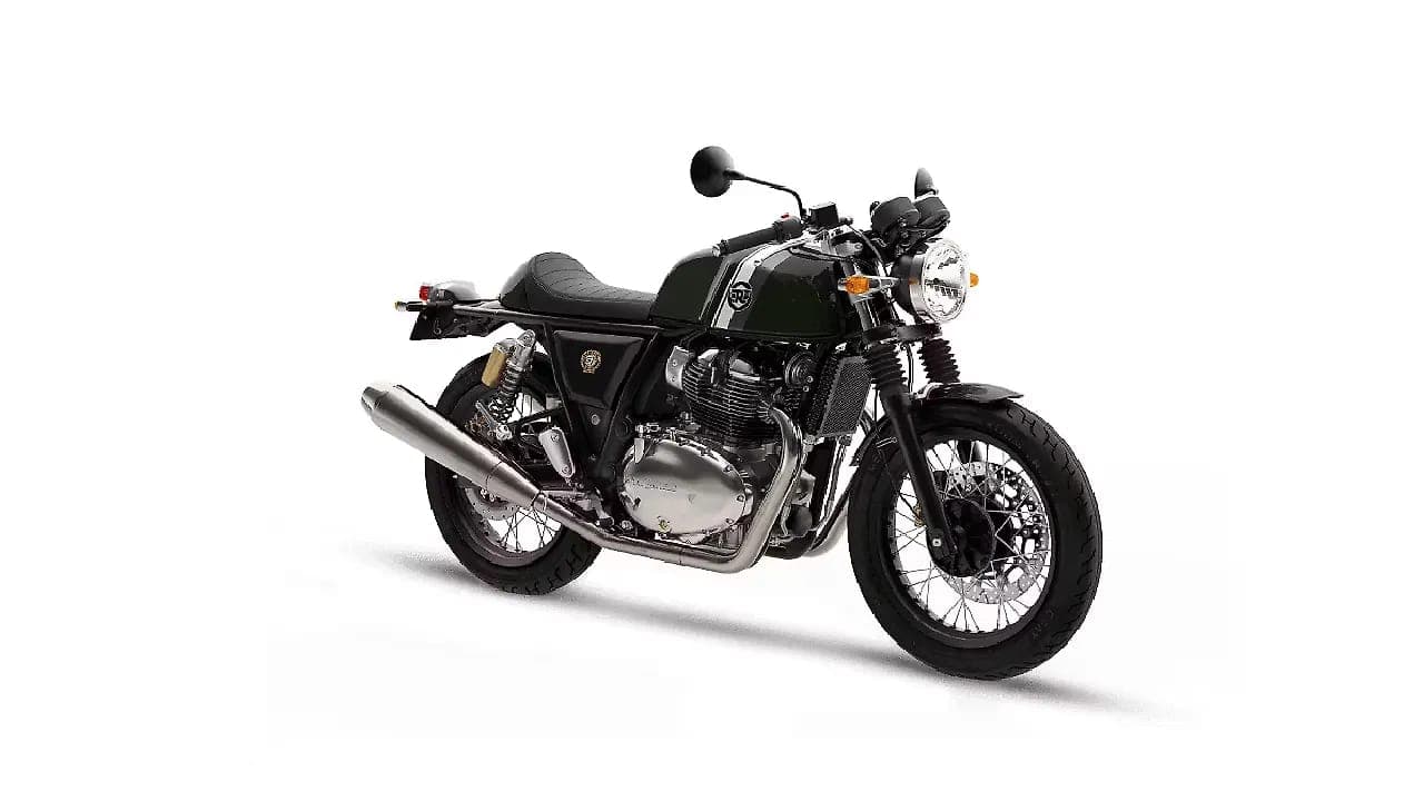 Royal Enfield Continental GT 650 right front three-quarter view