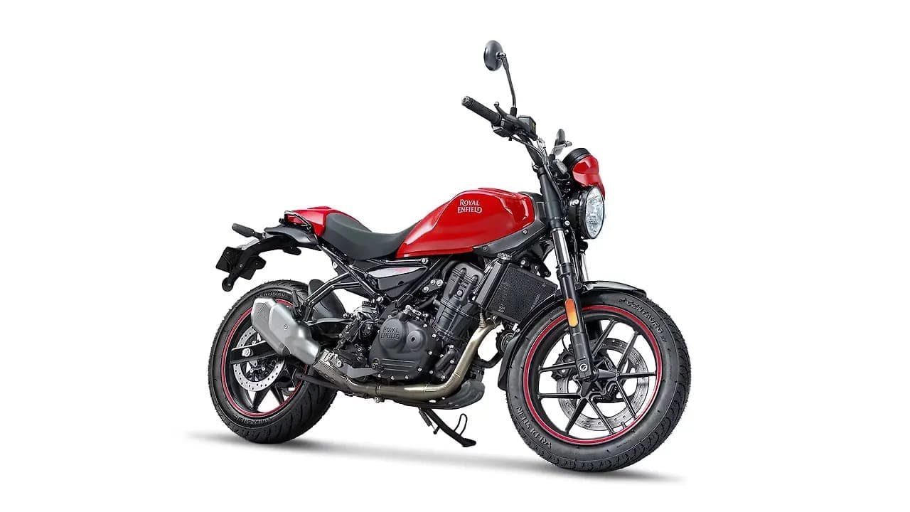 Royal Enfield Guerrilla 450 right front three-quarter view