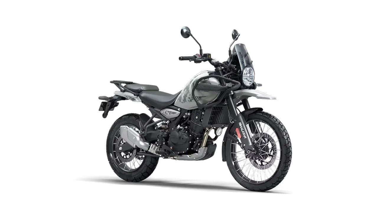 Royal Enfield Himalayan 450 right front three-quarter view