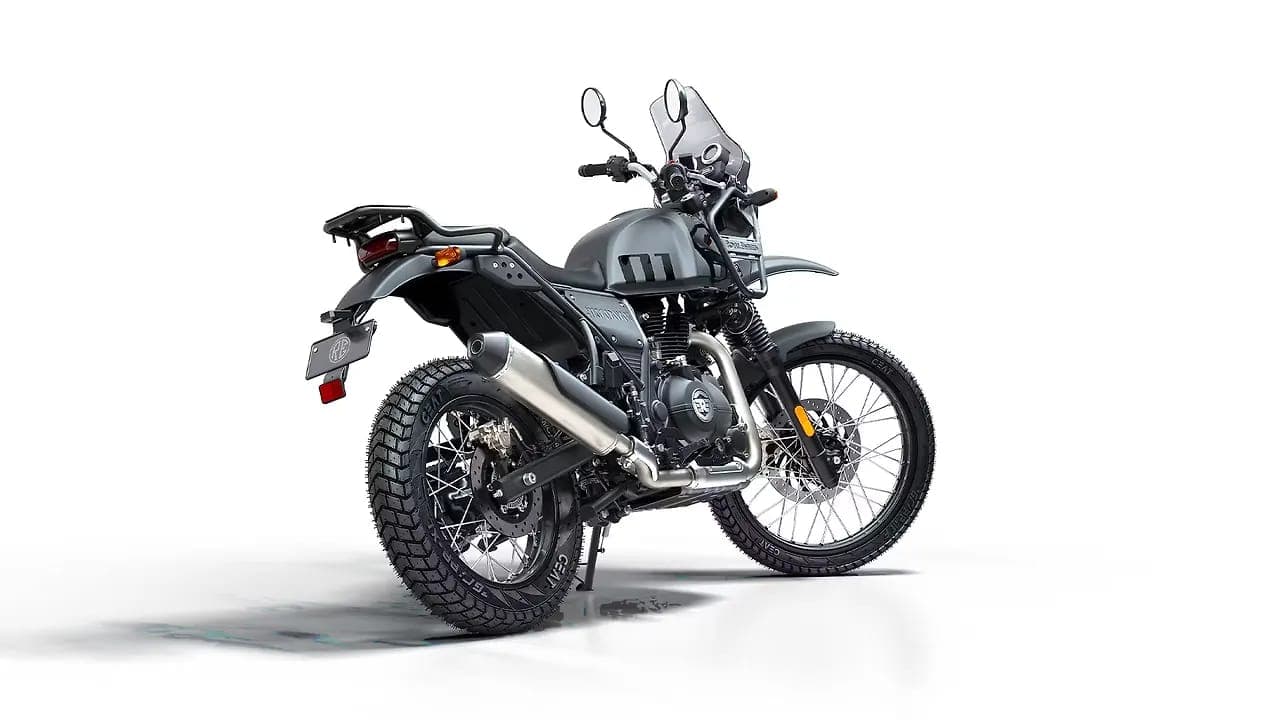Royal Enfield Himalayan 440 right rear three-quarter view