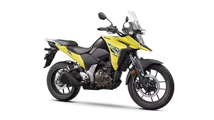 Suzuki V-Strom SX v strom right front three-quarter view