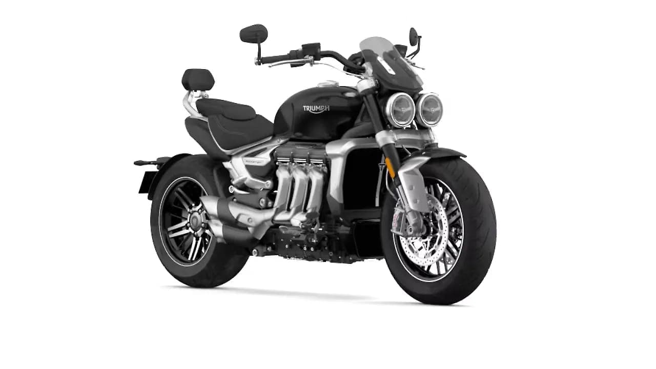 Triumph Rocket 3 right front three-quarter view