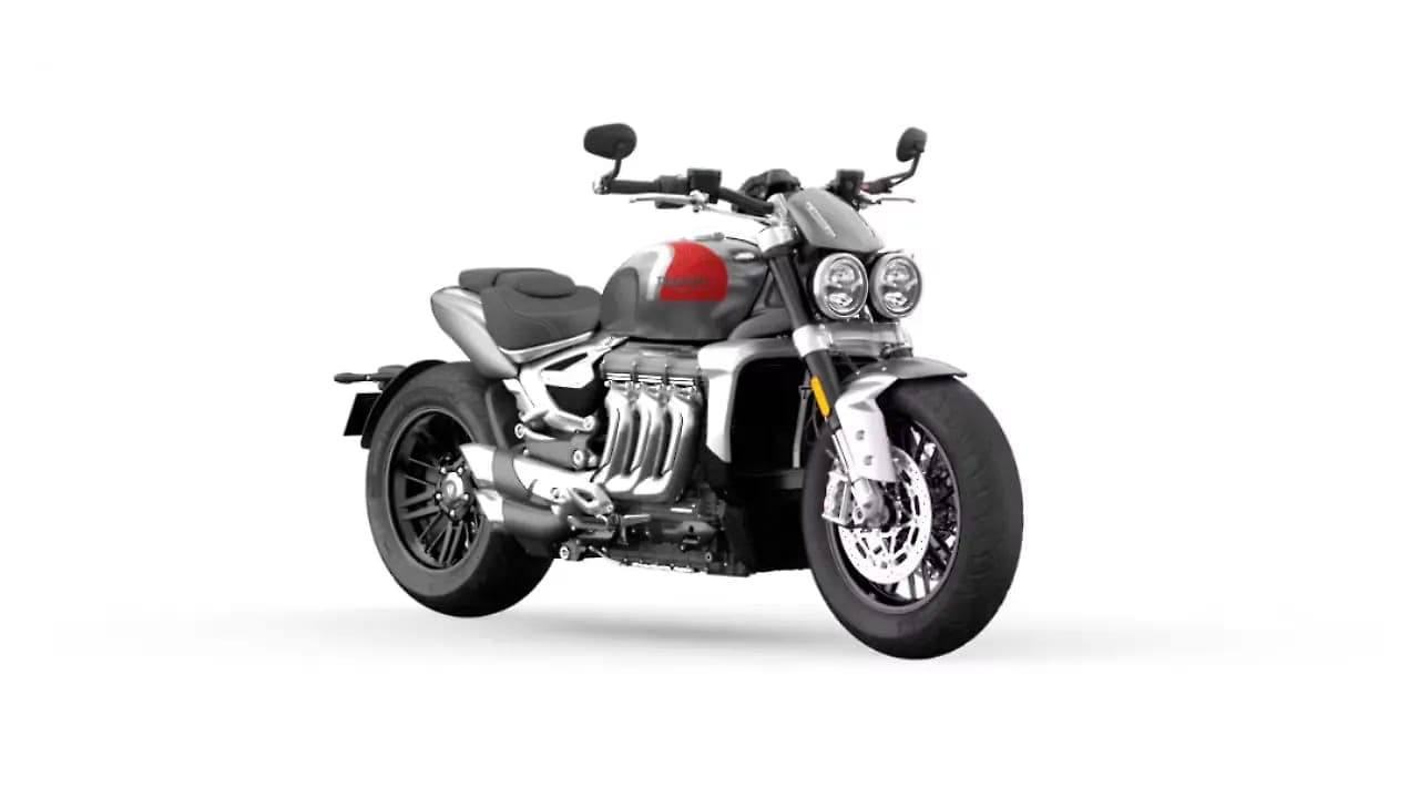 Triumph Rocket 3 right front three-quarter view
