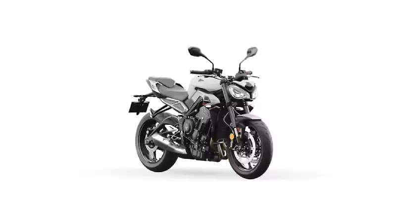 Triumph Street Triple R right front three-quarter view