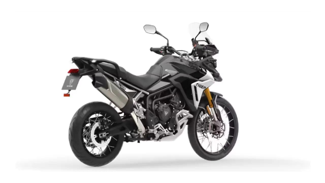 Triumph Tiger 900 right rear three-quarter view