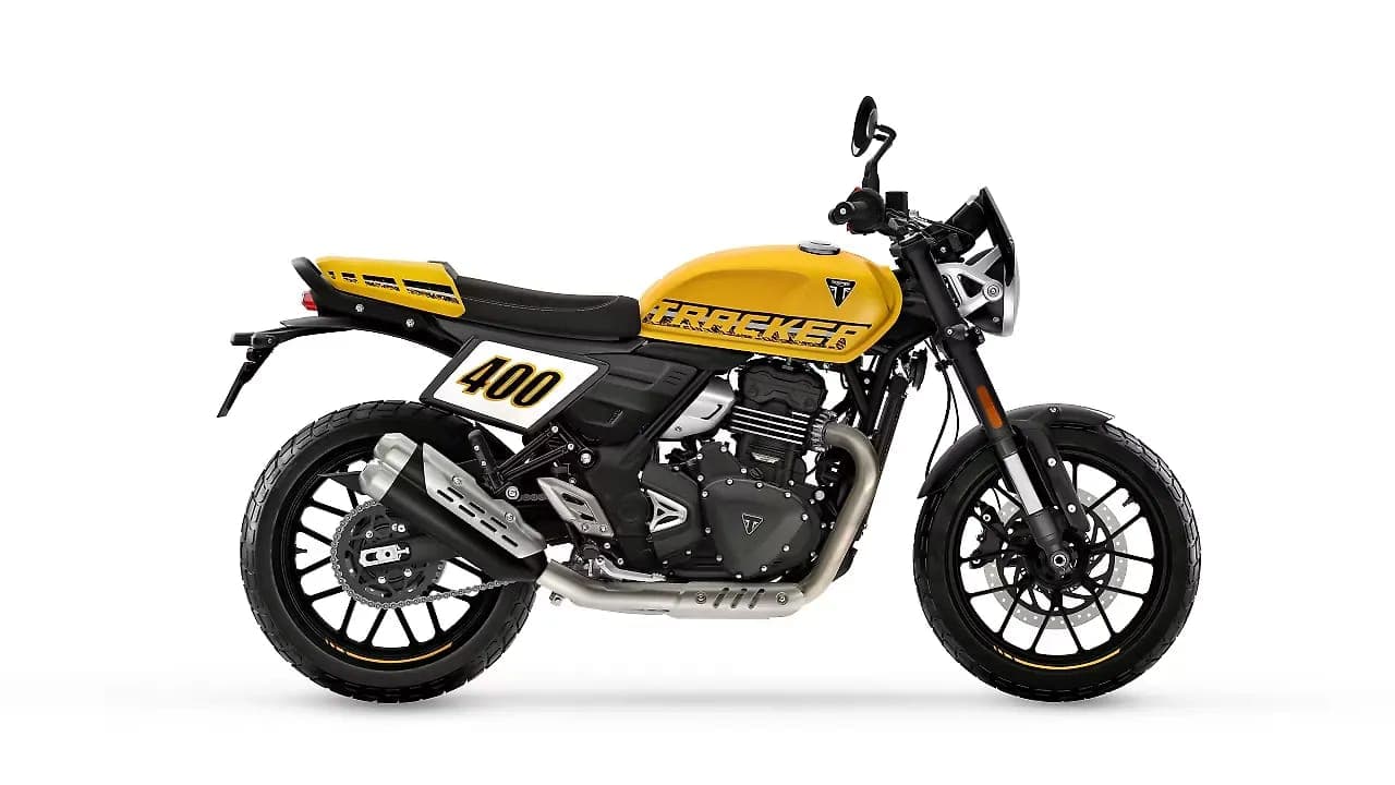 Triumph Tracker 400 right side view