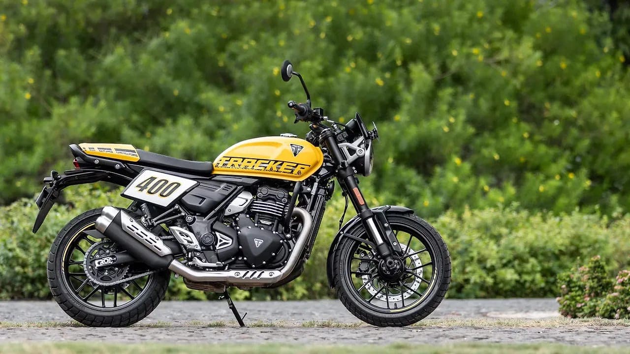 Triumph Tracker 400 right side view
