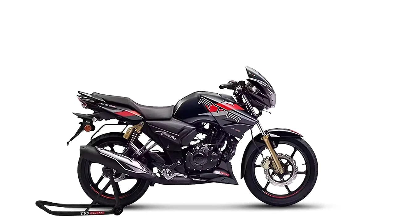 TVS Apache RTR 180 right side view