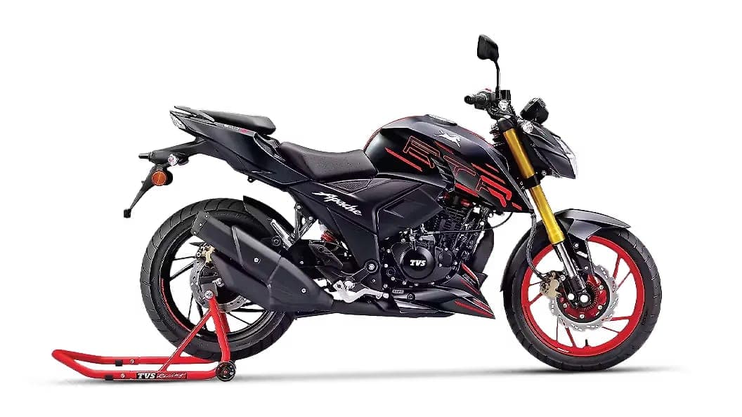 TVS Apache RTR 200 4V right side view