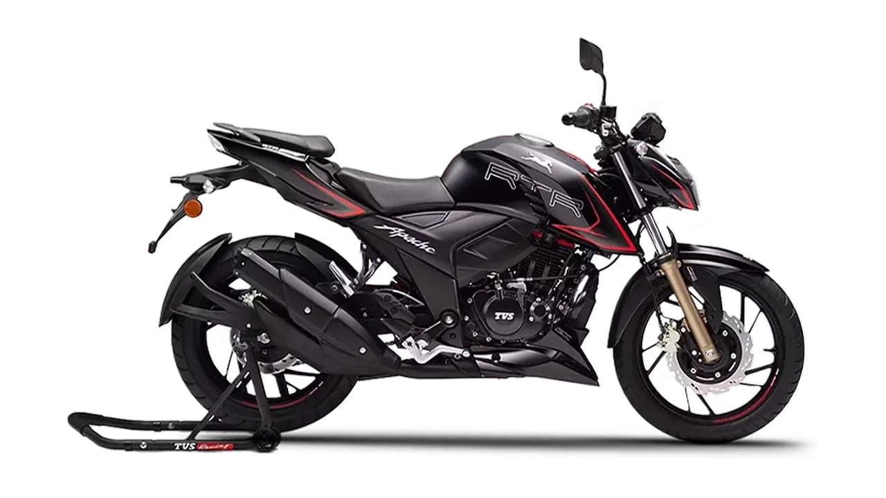 TVS Apache RTR 200 4V right side view
