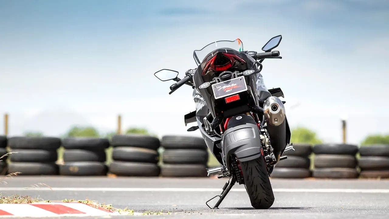 TVS Apache RR 310 rear view