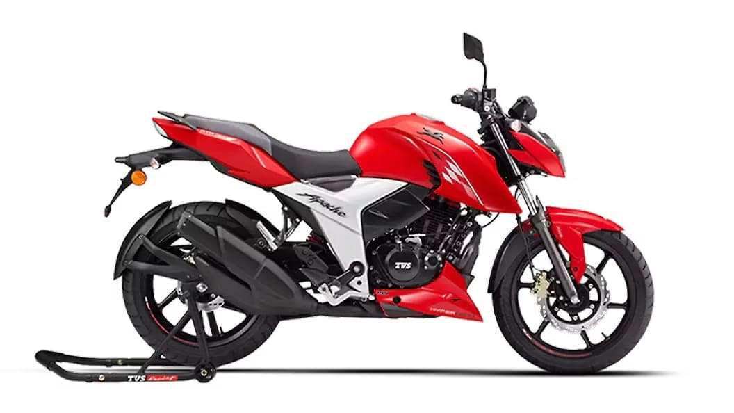 TVS Apache RTR 160 4V right side view