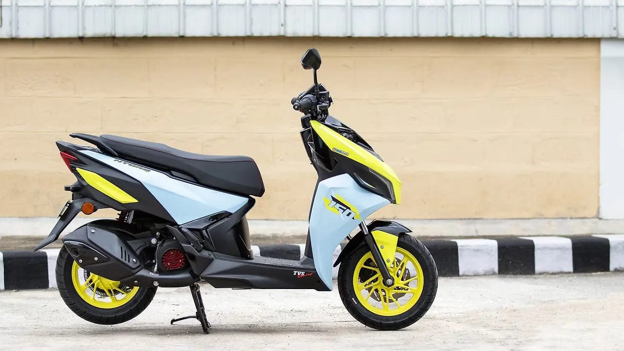 TVS Ntorq 150 right side view
