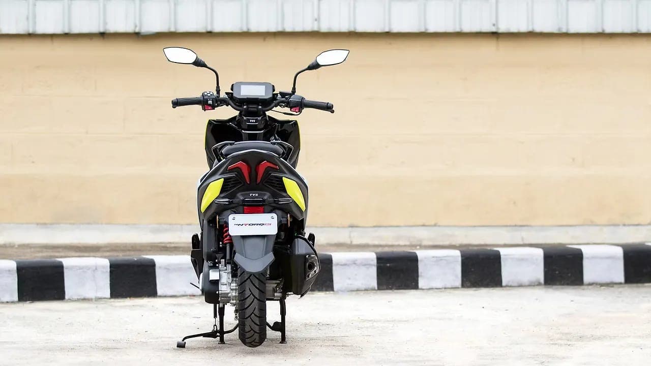TVS Ntorq 150 rear view