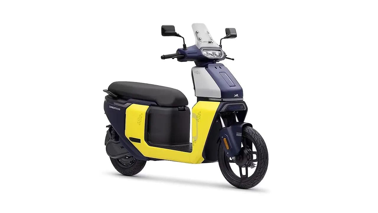 TVS Orbiter right front three-quarter view