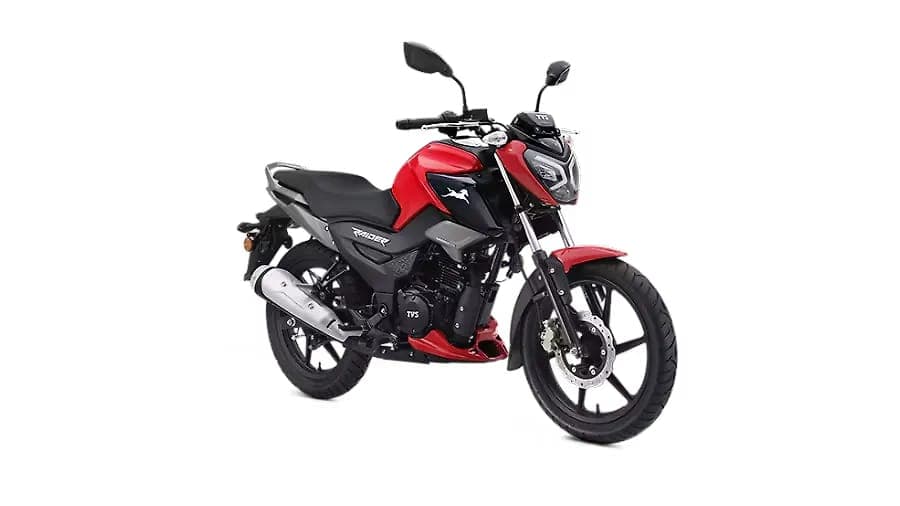 TVS Raider 125 right front three-quarter view