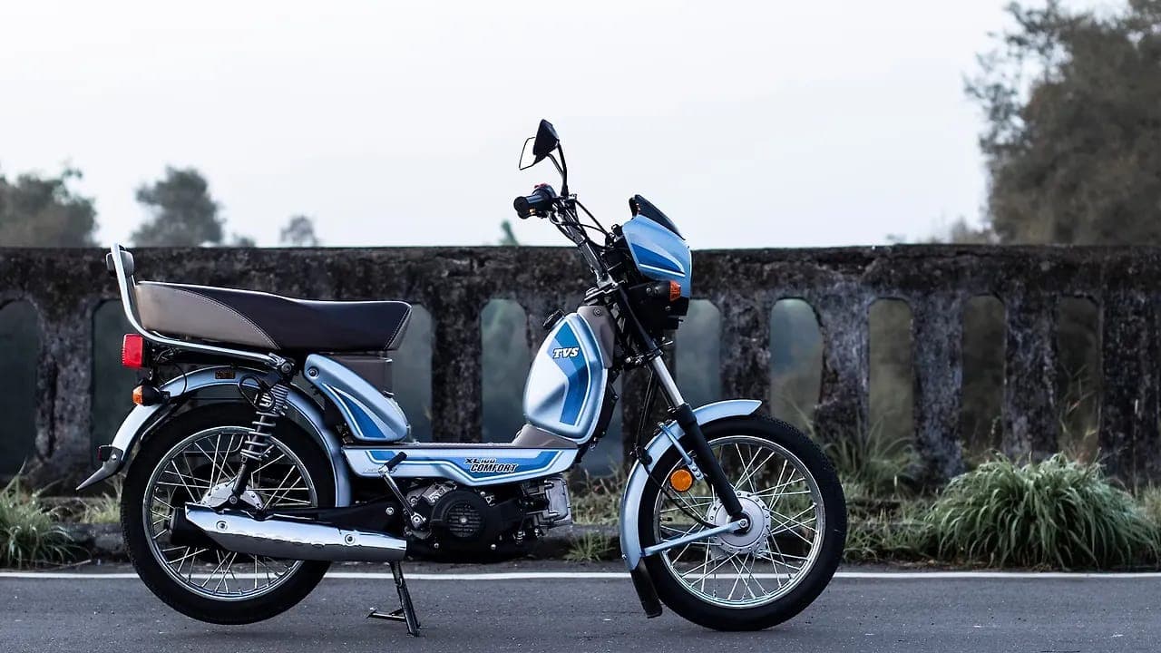 TVS XL 100 right side view