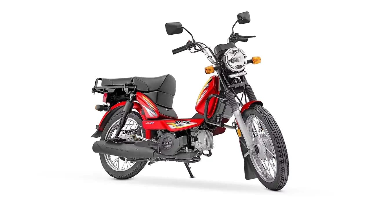 TVS XL 100 Heavy Duty headlamp view