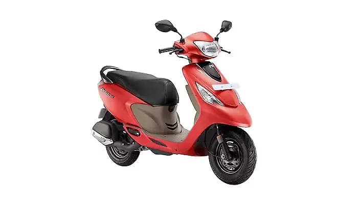 TVS Zest 110 right front three-quarter view