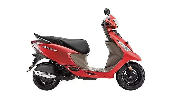 TVS Zest 110 right side view