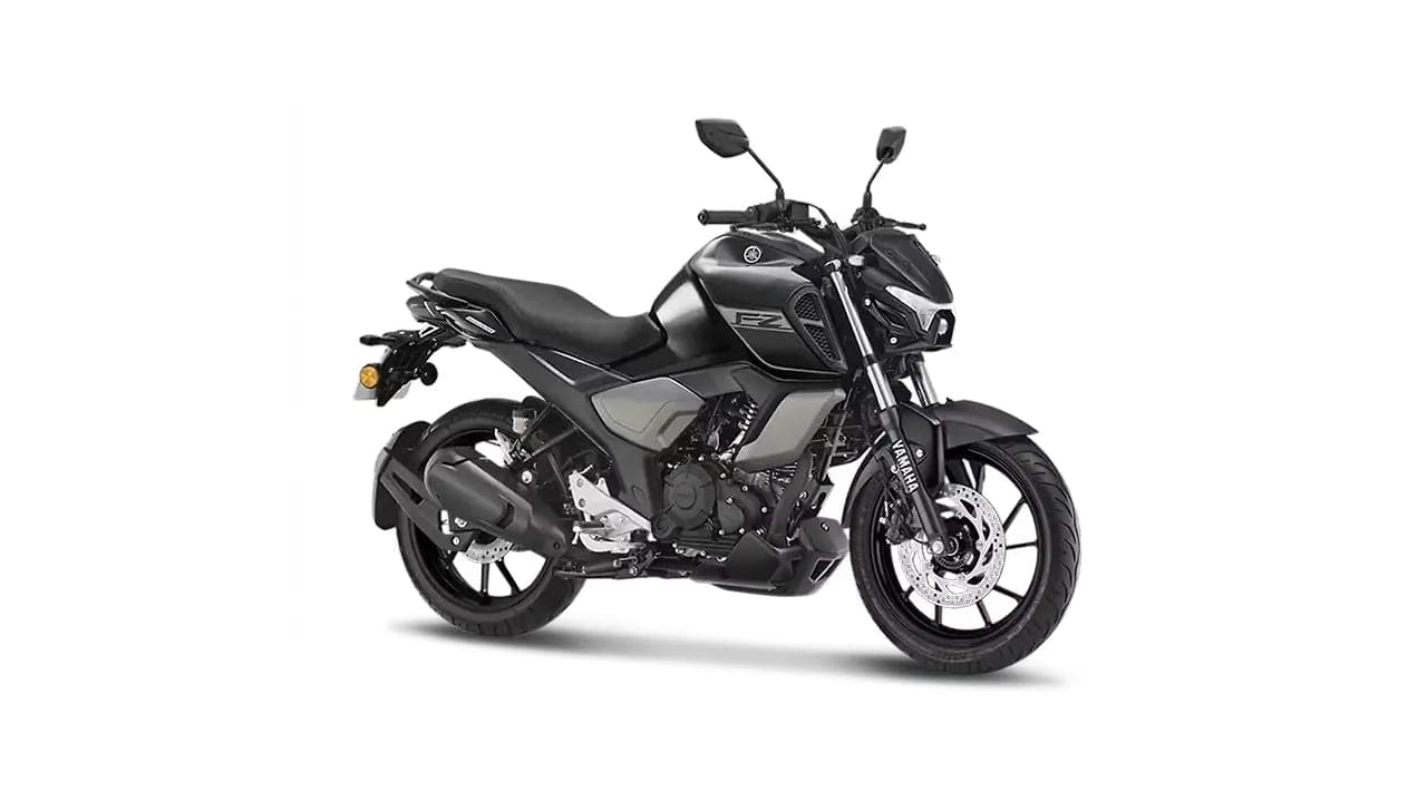 Yamaha FZ Blue Flex right front three-quarter view
