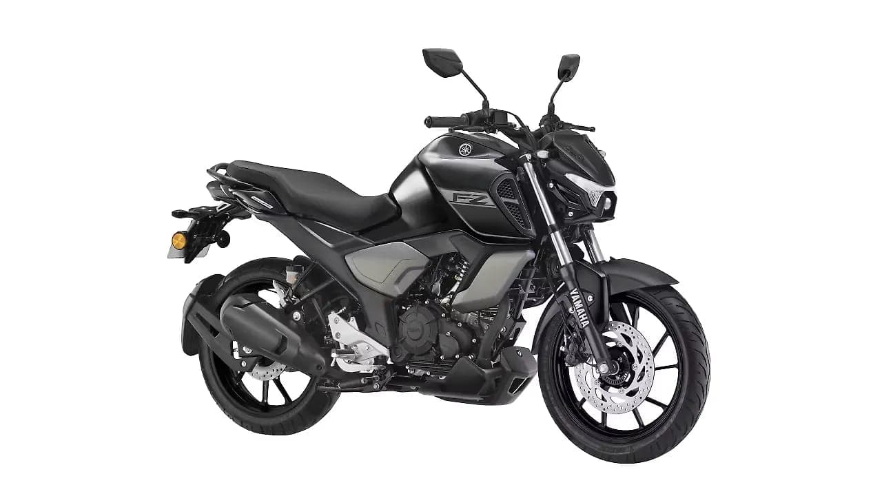 Yamaha FZ Blue Flex right front three-quarter view
