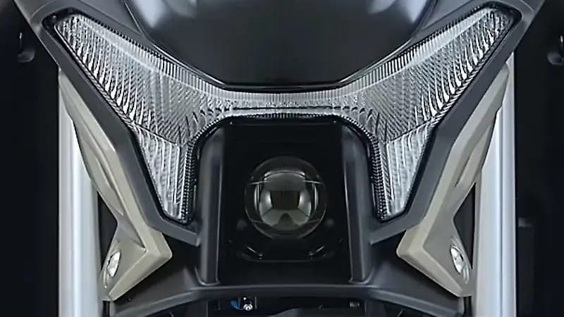 Yamaha FZ Blue Flex head light view