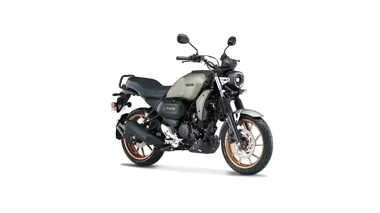 Yamaha FZ X Hybrid right front three-quarter view