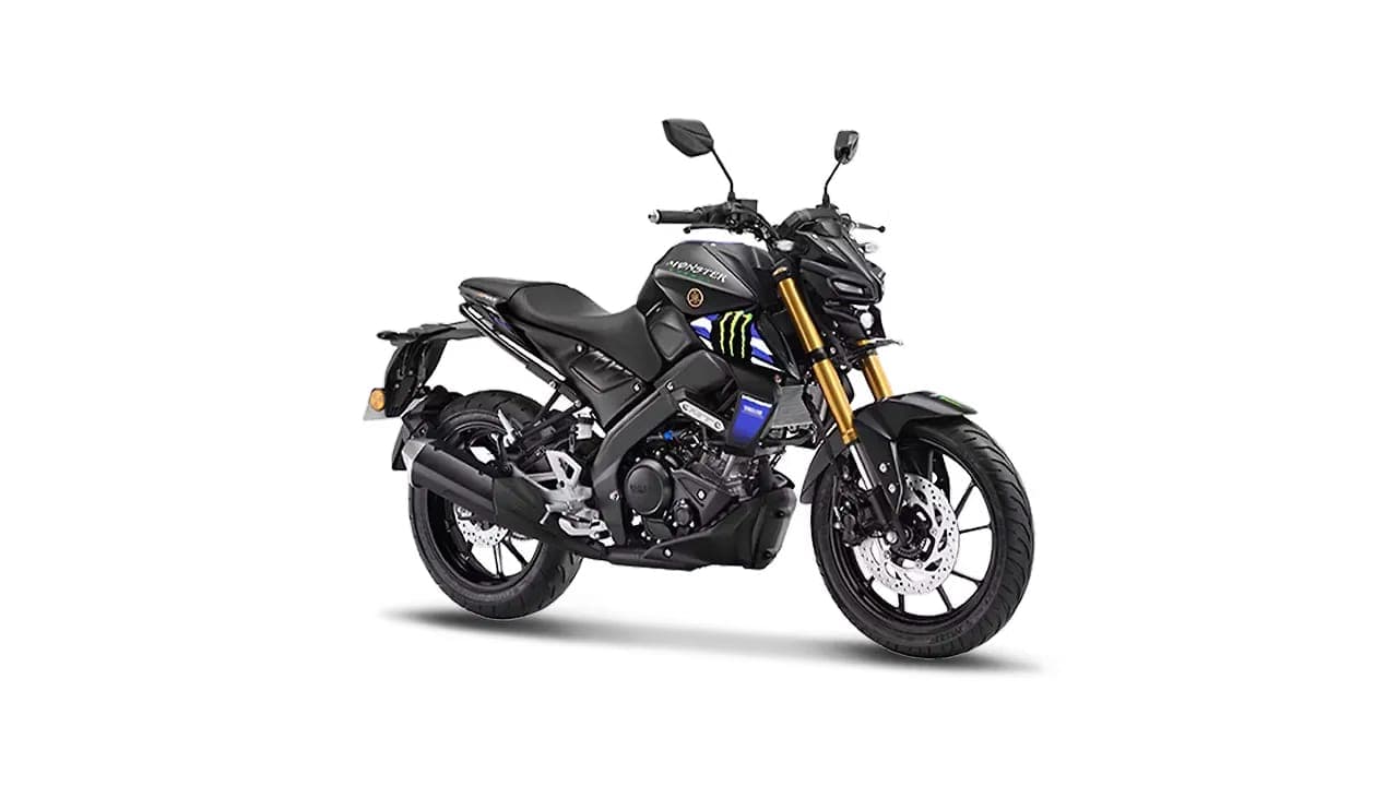 Yamaha MT-15 V2 mt right front three-quarter view
