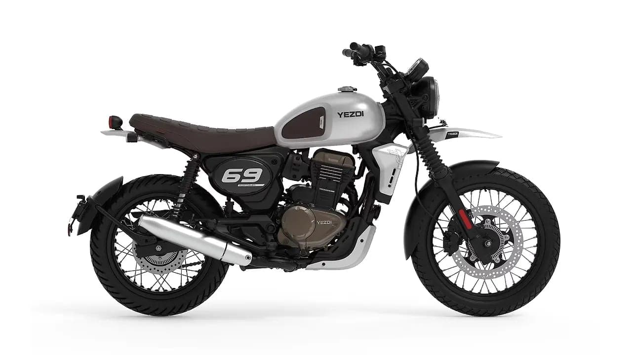 Yezdi Scrambler right side view