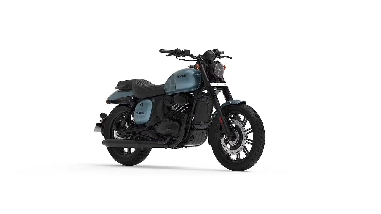 Yezdi Roadster right front three-quarter view