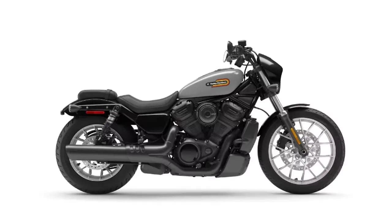 Harley-Davidson Nightster Special billiard gray whiskey fire and blue burst view