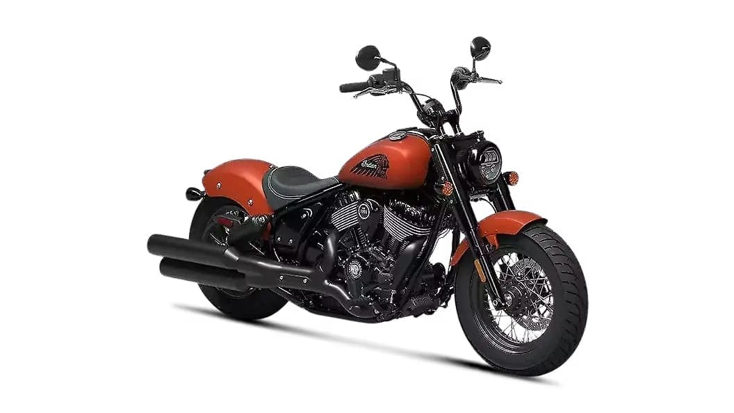 Indian Motorcycle Chief Bobber Dark Horse right front three-quarter view