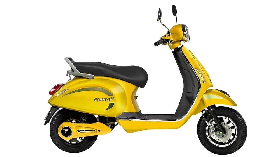 Pure EV EPluto 7G in Stripling Yellow